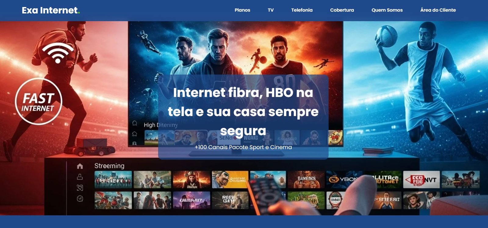 Capa do produto Site de Internet com Painel de Admin e Clientes